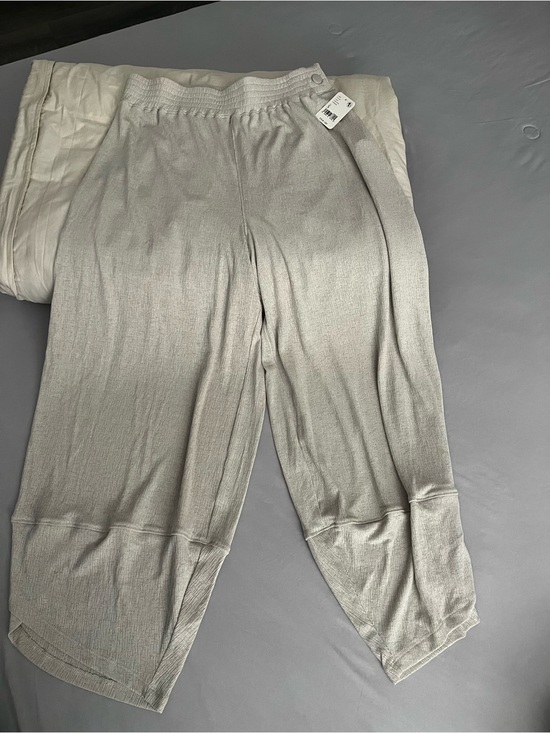 Free People Pants - NWT FREE PEOPLE Light Gray Wide-Leg Lounge Pants